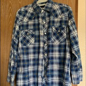Blue flannel